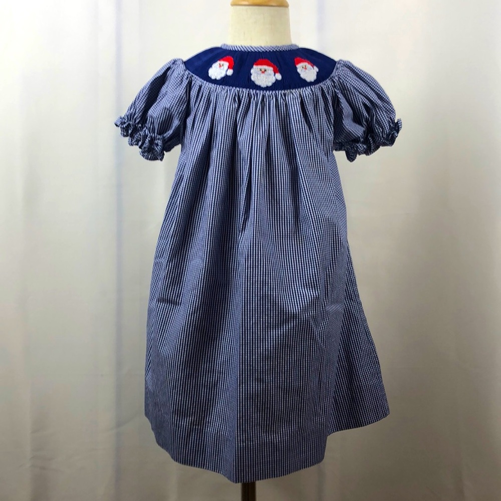 Smock Monkey Christmas Dress